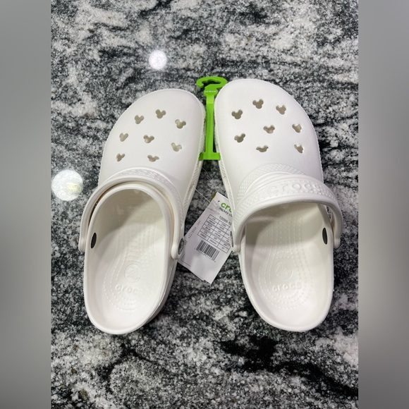 Mickey Ears Crocs classic White M6/W8 WDW PARKS - Picture 2 of 10